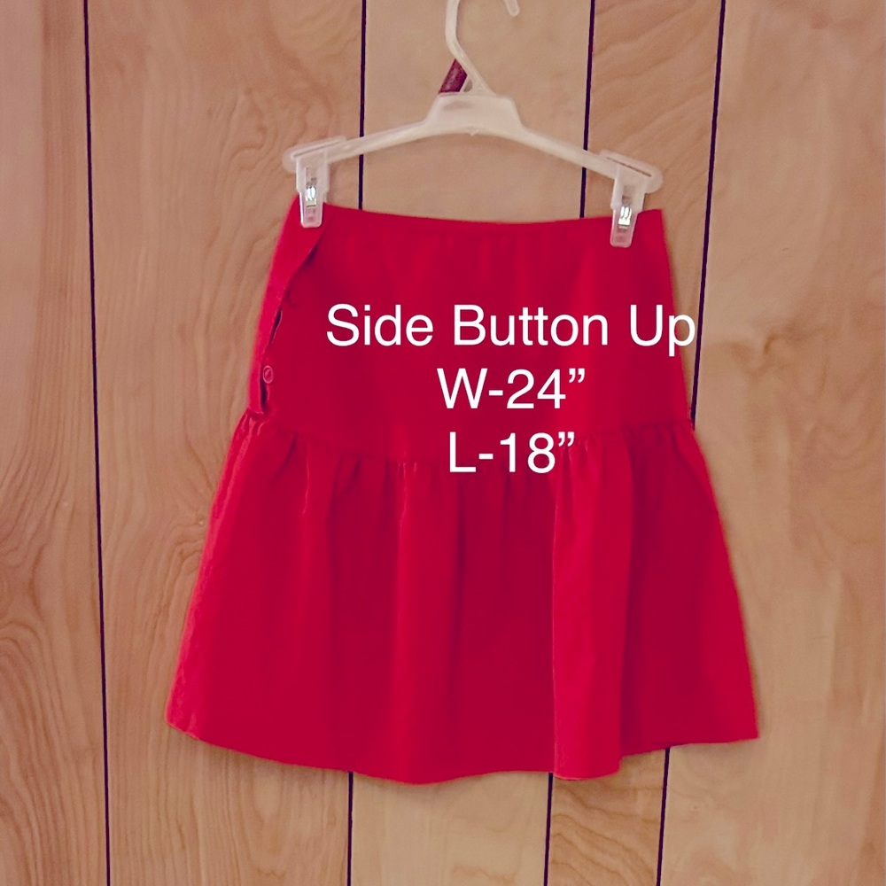 Stylish Red Kids Skirt